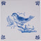 Tegel vogel Royal Delft