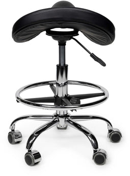 Premium Zadelkruk - Ergonomisch - Extra dikke koudschuim zitting - Zwart