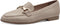 Tamaris dames loafers - elastische instap met gesp - beige - Maat 39