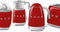 Smeg KLF04RDEU - Waterkoker - 7 temperatuurinstellingen - Rood