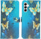 iMoshion Hoesje Geschikt voor Samsung Galaxy A14 (5G) Hoesje Met Pasjeshouder - iMoshion Design Softcase Bookcase - Blauw / Blue Butterfly
