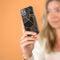 imoshion Hoesje Geschikt voor Samsung Galaxy S21 FE Hoesje Siliconen - imoshion Design hoesje - Zwart / Meerkleurig / Goud / Black Graphic