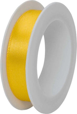 Satijnlint 1 - 5cmx3m geel - 12 stuks