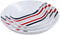 Serviesset Beverly Hills Polo Club Blauw Rood Porselein Strepen 12 Onderdelen