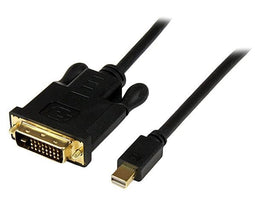 Startech.com MDP2DVI - Mini DisplayPort-naar-DVI-adapterkabel 1m - Zwart