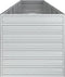 vidaXL - Plantenbak - verhoogd - 480x80x77 - cm - gegalvaniseerd - staal - zilver