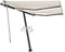 vidaXL - Luifel - handmatig - uittrekbaar - met - LED - 300x250 - cm - crèmekleurig