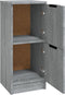 vidaXL - Dressoirs - 2 - st - 30x30x70 - cm - bewerkt - hout - grijs - sonoma - eikenkleur