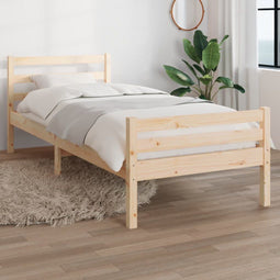 vidaXL - Bedframe - massief - hout - 90x190 - cm