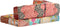 vidaXL - Poef - stof - patchwork