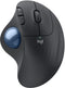 Logitech M575 Ergo - Draadloze Trackball Muis - Ergonomisch ontwerp - Grafiet