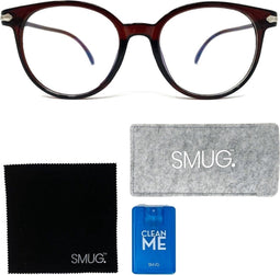 SMUG Blauw Licht Bril - Beeldschermbril met Blauw Licht Filter - Blue Light Blocking Glasses - Zonder Sterkte - Tortoiseshell