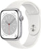 Apple Watch Series 8 - Smartwatch - GPS - 45mm Aluminium Zilver (Wit)