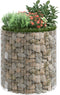 vidaXL - Gabion - paal - rond - Ø100x100 - cm - gegalvaniseerd - staal