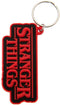 Sleutelhanger - Stranger Things: Logo - rubber - metalen ring