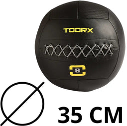 Toorx Professional Wall Ball Absolute - Gewichtsbal 35 cm 7 kg - Krachttraining - Oranje