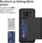 imoshion Hoesje Geschikt voor Samsung Galaxy S8 Hoesje - Ruimte voor 2 pasjes - imoshion Backcover met pasjeshouder - Zwart
