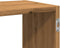 vidaXL - Wandschap - 100x25x50 - cm - bewerkt - hout - artisanaal - eikenkleurig