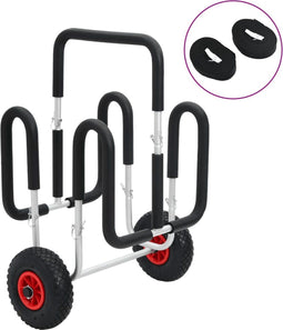 vidaXL - SUP - trolley - voor - surfplank - 45 - kg - aluminium