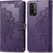 iMoshion Hoesje Geschikt voor Xiaomi Redmi Note 9T (5G) Hoesje Met Pasjeshouder - iMoshion Mandala Bookcase - Paars