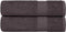 vidaXL - Douchehanddoeken - 2 - st - 70x140 - cm - 360 - g/m² - 100% - katoen - antraciet