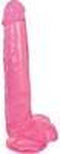 Lollicock Dildo Met Ballen 20 CM - Cherry Ice