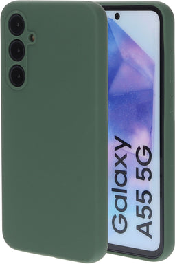 Mobiparts Galaxy A55 - Silicone Cover - Soft-touch - Groen