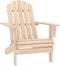 vidaXL - Tuinstoel - Adirondack - met - tafel - massief - vurenhout
