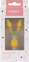 Dresz In-ear Oordopjes Met Ananas Kunststof/siliconen Geel