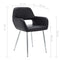 vidaXL Eetkamerstoelen 2 st kunstleer zwart