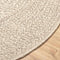 vidaXL - Vloerkleed - ZIZUR - crème - binnen - en - buiten - Ø - 90 - cm - jute - look