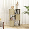 Boekenkast/kamerscherm 60x24x94 cm bewerkt hout sonoma eiken