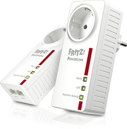 AVM FRITZ! Powerline 1220E - Powerline adapter - 1200 Mbit/s - Wit (2 stuks)