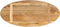 vidaXL - Tafelblad - ovaal - 80x40x2,5 - cm - massief - mangohout