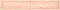 vidaXL - Wandschap - 180x30x(2-4) - cm - onbehandeld - massief - eikenhout