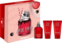 Cacharel Amor Amor Giftset - 50 ml eau de toilette spray + 2 x 50 ml bodylotion - cadeauset voor dames