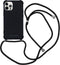 iMoshion Hoesje Geschikt voor iPhone 12 Pro / 12 Hoesje Met Koord - iMoshion Color Backcover met koord - Zwart