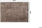 EVREN - Shaggy vloerkleed - Bruin - 160 x 230 cm - Polyester