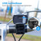 Nuvance Fietsverlichting - Fietslamp - 1000 Lumen - 6 Voorlichtstanden - USB oplaadbaar - Zwart