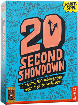 999 Games 20 Second Showdown - Partyspel - 5-20 spelers - 400 uitdagingen