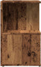 vidaXL - Nachtkastjes - 2 - st - 35x35x55 - cm - bewerkt - hout - oud - houtkleurig