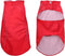 vidaXL - Hondenregenjas - met - reflecterende - strips - polyester - rood - 4XL