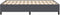 vidaXL - Bed - Frame - Donkergrijs - 140x200 - cm - Corduroy - Stof