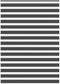 vidaXL - Zebra - rolgordijn - 155x230 - cm - stofbreedte - 150,9 - cm - zwart