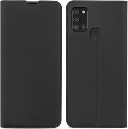iMoshion Hoesje Geschikt voor Samsung Galaxy A21s Hoesje Met Pasjeshouder - iMoshion Slim Folio Bookcase - Zwart