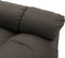 vidaXL Leunstoel stof taupe