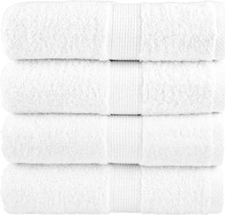 vidaXL - Gastendoekjes - SOLUND - 4 - st - 600 - g/m² - 30x50 - cm - wit