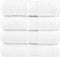 vidaXL - Gastendoekjes - SOLUND - 4 - st - 600 - g/m² - 30x50 - cm - wit