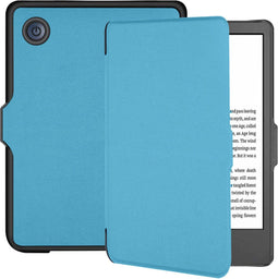 imoshion E-reader Hoesje - Geschikt voor Kobo Clara 2E, Tolino Shine 4 - Slim Hard Case Sleepcover Bookcase - Lichtblauw