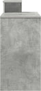 vidaXL - Bureau - Beton - Eik - 106x40x88,5 - cm - Geengineerd - Hout